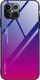 Hurtel Gradient Glass etui pokrowiec nakładka ze szkła hartowanego iPhone 12 6,7'' różowo-fioletowy 1