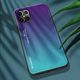 Hurtel Gradient Glass etui pokrowiec nakładka ze szkła hartowanego iPhone 12 6,7'' zielono-fioletowy 9