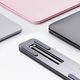 Hurtel Składana podstawka stojak podpórka do laptopa MacBooka L (ekran od 14'' do 17,3'') srebrny 3