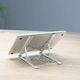 Hurtel Składana podstawka stojak podpórka do laptopa MacBooka L (ekran od 14'' do 17,3'') srebrny 8