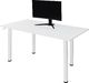Biurko Zdesk 21312640 Białe 138 cmx68 cm 1
