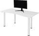 Biurko Zdesk 21312653 Białe 138 cmx68 cm 1