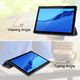 Etui na tablet Etui HUAWEI MediaPad T5 10 Skórzane z klapka na tablet granatowe 3