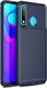 Etui HUAWEI P30 LITE Pancerne Shockproof Carbon Fiber niebieskie 1