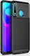 Etui HUAWEI P30 LITE Pancerne Shockproof Carbon Fiber niebieskie 9