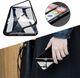 Etui Magnetic 3w1 SAMSUNG GALAXY A50 Aluminium i Szkło Double Magnetic 360 czarne 15