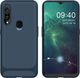 Etui SAMSUNG GALAXY A20S Carbon Fiber Surface Anti-Drop TPU niebieskie 6