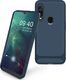 Etui SAMSUNG GALAXY A20S Carbon Fiber Surface Anti-Drop TPU niebieskie 7