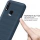 Etui SAMSUNG GALAXY A20S Carbon Fiber Surface Anti-Drop TPU niebieskie 8