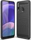 Etui SAMSUNG GALAXY A20S Pancerne Carbon czarne 1