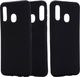 Etui SAMSUNG GALAXY A20S Silicone case elastyczne silikonowe czarne 1