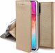 Etui SAMSUNG GALAXY A20S portfel z klapką Flip Magnet złote 1