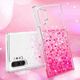 Etui SAMSUNG GALAXY M31S Diamond Liquid Przelewany Brokat różowe 6