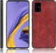 Etui SAMSUNG GALAXY M51 Skórzane Leather Coated Back Case czerwone 1