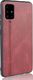 Etui SAMSUNG GALAXY M51 Skórzane Leather Coated Back Case czerwone 2