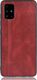 Etui SAMSUNG GALAXY M51 Skórzane Leather Coated Back Case czerwone 3
