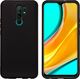 Etui XIAOMI REDMI NOTE 9 Silicone case elastyczne silikonowe czarne 3