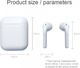 Słuchawki I12 TWS + kabel lightning 20