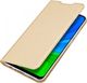 Dux Ducis Etui HUAWEI P SMART 2020 z klapką Dux Ducis skórzane Skin Leather złote 1
