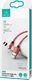 Kabel USB Usams USB-A - Lightning 1 m Czerwony (109578) 3