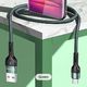 Kabel USB Usams USB-A - microUSB 1 m Zielony (112226) 6