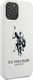 U.S. Polo Assn US Polo USHCP12MSLHRWH iPhone 12/12 Pro 6,1 biały/white Silicone Collection 4