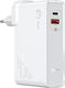 Ładowarka Baseus Power StationGaN2 2x USB-C 3 A (58031) 1