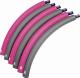 SportVida Hula Hop składane 90 cm szaro-różowe Sportvida 4