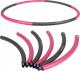 SportVida Hula Hop składane 90 cm szaro-różowe Sportvida 6