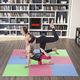 One Fitness Mata ochronna MP10 180 cm x 180 cm x 1 cm wielokolorowa 2
