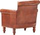 vidaXL Fotel, brązowy, naturalna kozia skóra 5