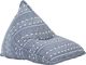vidaXL Worek sako, tkanina, patchwork indygo 1