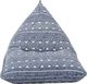 vidaXL Worek sako, tkanina, patchwork indygo 1