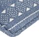 vidaXL Worek sako, tkanina, patchwork indygo 4