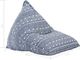 vidaXL Worek sako, tkanina, patchwork indygo 6