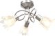 Lampa sufitowa vidaXL Lampa sufitowa ze szklanymi kloszami na 3 żarówki E14, tulipany 1