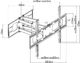 vidaXL Uchwyt ścienny 50318 37'' - 70'' 7