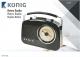 Radio Nedis Retro, AM / FM , czarne (HAV-TR710BL) 5