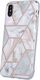 Nakładka Geometric Marmur do iPhone 11 różowa 1