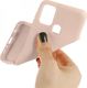 Etui SAMSUNG GALAXY M51 Silicone case elastyczne silikonowe różowe 2
