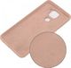 Etui XIAOMI REDMI NOTE 9 Silicone case elastyczne silikonowe różowe 2
