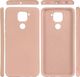 Etui XIAOMI REDMI NOTE 9 Silicone case elastyczne silikonowe różowe 4