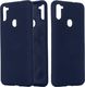 Etui SAMSUNG GALAXY M11 Silicone case elastyczne silikonowe granatowe 1