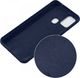 Etui SAMSUNG GALAXY M51 Silicone case elastyczne silikonowe granatowe 2