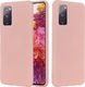 Etui SAMSUNG GALAXY S20 FE / S20 LITE Silicone case elastyczne silikonowe różowe 1