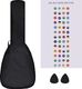 vidaXL Ukulele sopranowe z pokrowcem, dla dzieci, czarne, 21 2