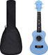 vidaXL Ukulele sopranowe z pokrowcem, dla dzieci, niebieskie, 21 1