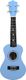 vidaXL Ukulele sopranowe z pokrowcem, dla dzieci, niebieskie, 21 5