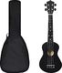 vidaXL Ukulele sopranowe z pokrowcem, dla dzieci, czarne, 23 1
