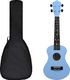 vidaXL Ukulele sopranowe z pokrowcem, dla dzieci, błękitne, 23 1